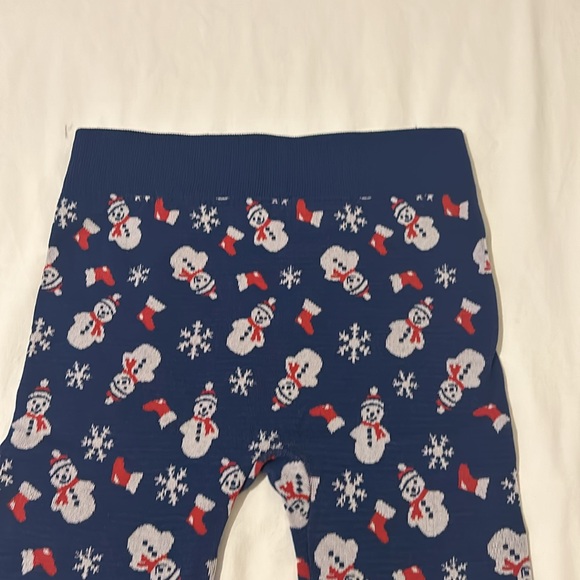 No Boundaries Fleece Lined Christmas Leggings - Picture 2 of 9